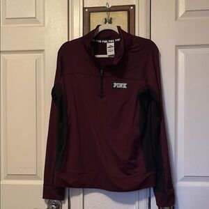 Victoria's Secret Maroon and Black Jacket